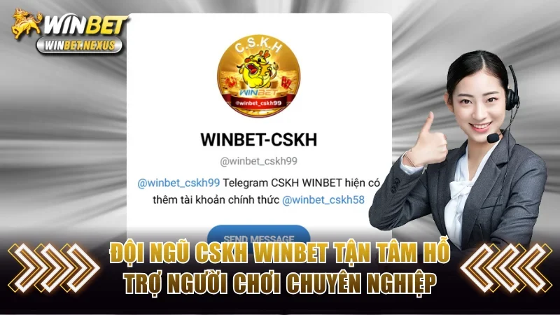 Đội ngũ CSKH tận tâm hỗ trợ người chơi chuyên nghiệp