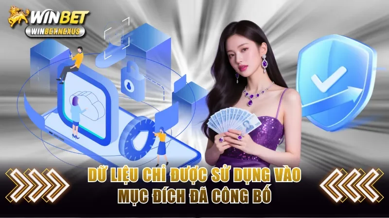 Dữ liệu chỉ được sử dụng vào các mục đích đã công bố